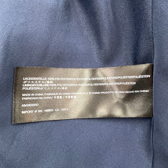 Keepsake The Label Acoustic Lace Dress Navy Blue Mini - Picture 6 of 10